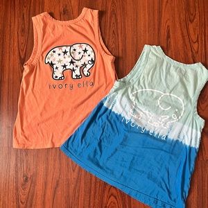 Bundle of 2 Ivory Ella Tank Tops - Medium